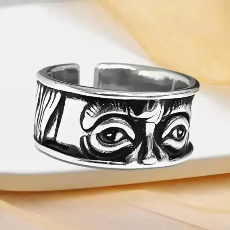Nixie Owl Opening Ring – Punk Zinc Alloy Mood Tracker Ring Fashion Ring Nixie