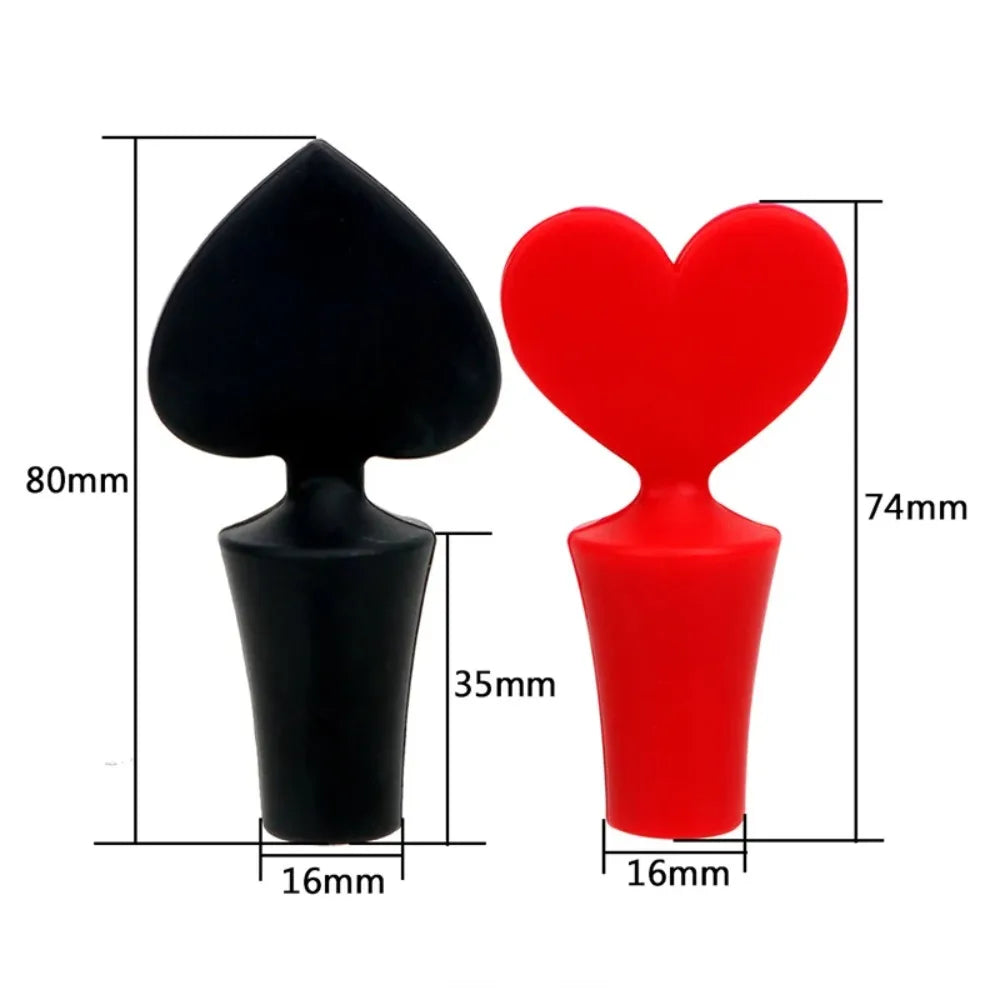 Poker Vacuum Bottle Stopper for Wine Beer & Champagne Vacuum Bottle Stopper Nixie