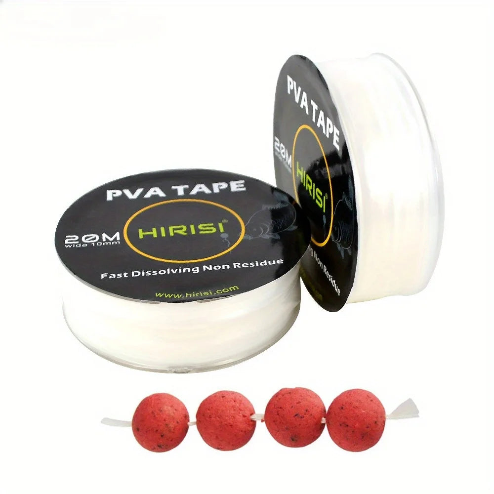 20m PVA Water-Soluble Tape – Carp Fishing Boilie Stringer PVA Fishing Tape Nixie