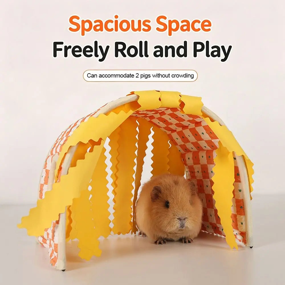 Guinea Pig Tunnel Hideout – Breathable Foldable Small Pet Nest Small Pet Tunnel Nixie
