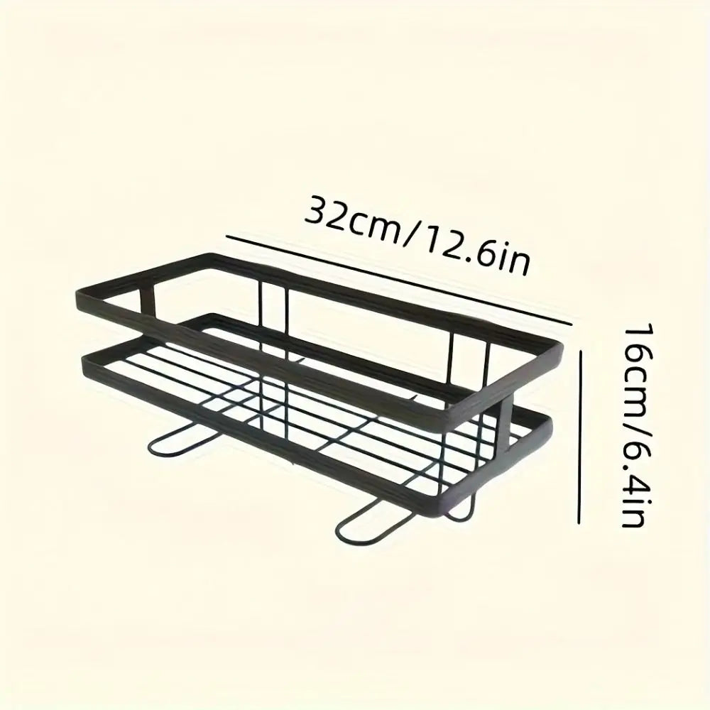No-Drill Metal Bathroom Toilet Storage Rack & Shelf Organizer Bathroom Storage Shelf Nixie