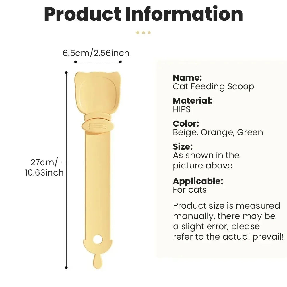 Cat Strip Feeder Spoon – Long Handle Lickable Wet Food Dispenser Cat Food Feeder Nixie