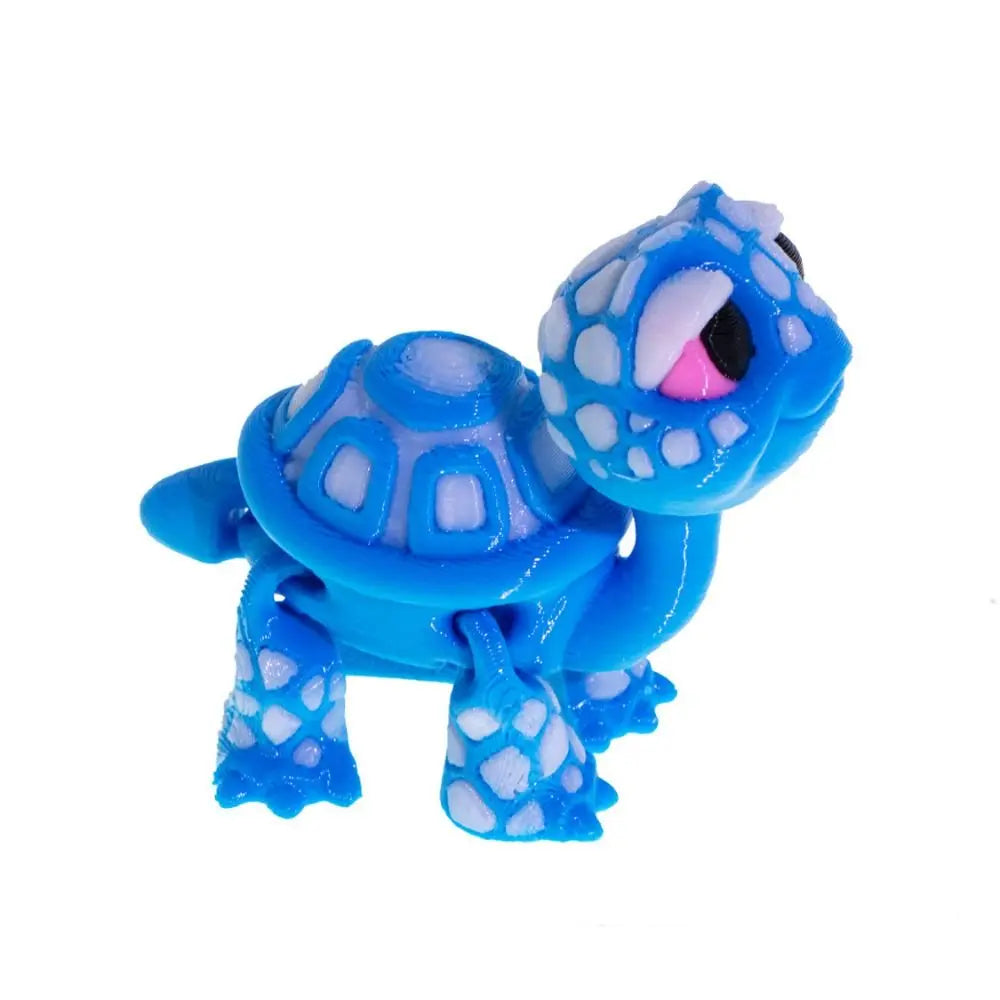Cute 3D Printed PLA Turtle Figurine – Mini Tortoise Gift Mini Collectible Figurine Nixie