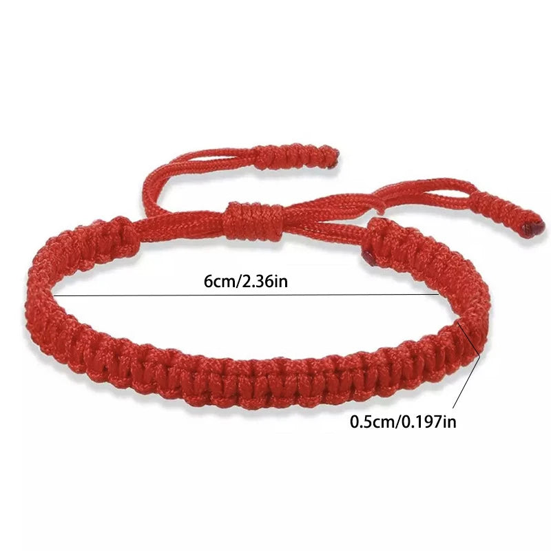 Handmade Woven Rope Bracelet – Good Luck Diamond Knot Gift Charm Bracelet Nixie