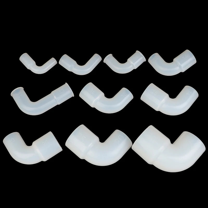 Silicone Elbow Pipe Connector for Garden & Aquarium Tubing Pipe Elbow Connector Nixie