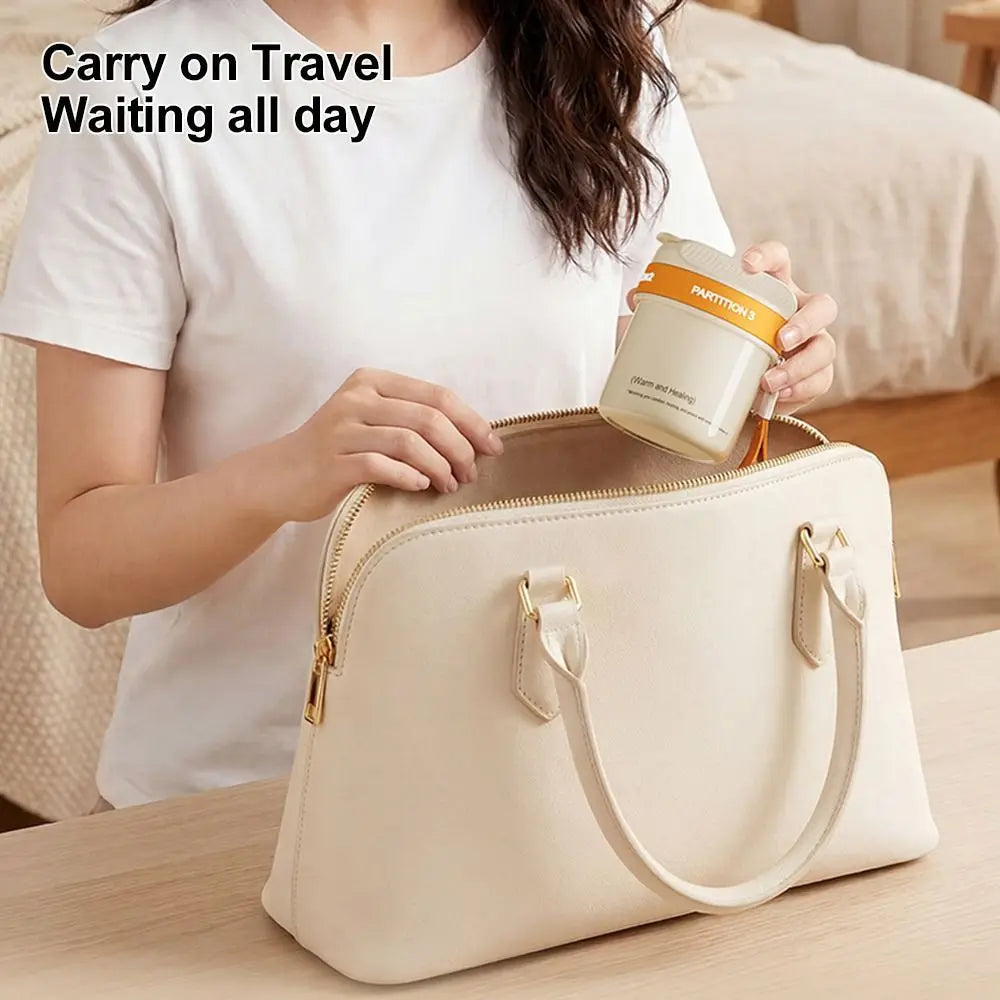4-Compartment Weekly Pill Organizer – Travel Medicine Case Pill Organizer Nixie