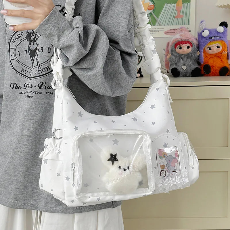 Nixie Star-Shaped Ita Bag – Transparent Kawaii Shoulder Bag Ita Shoulder Bag Nixie