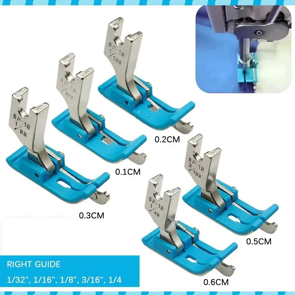 SP-18 Right Side Guard Presser Foot 1/4 to 1/32 – Sewing Machine
