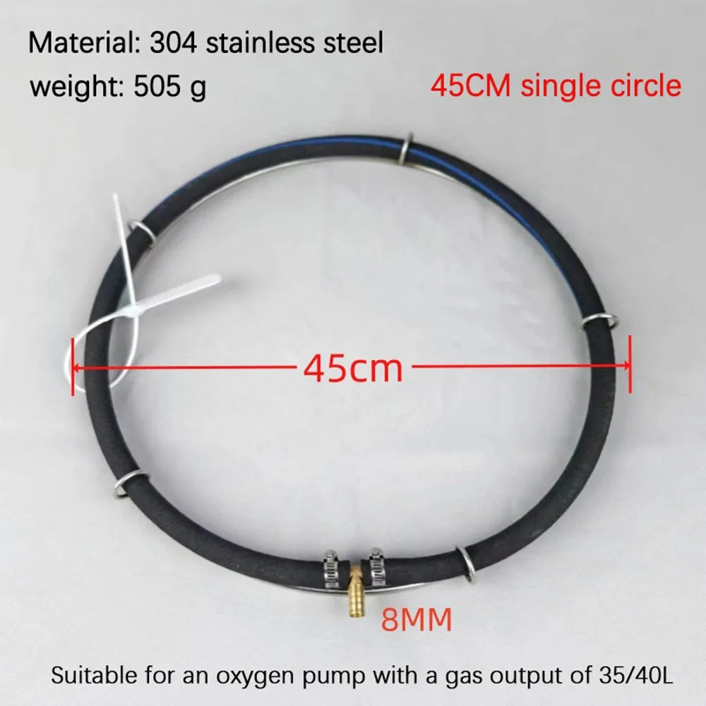 Nano Aeration Disc 304 Stainless Steel – Koi Pond Aquarium Aquarium Aerator Disc Nixie 45cm No plug