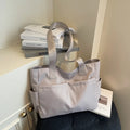 Large Canvas Tote Bag for Women – Shoulder & Crossbody Handbag Canvas Tote Bag Nixie BB-641-Gray Extra Large