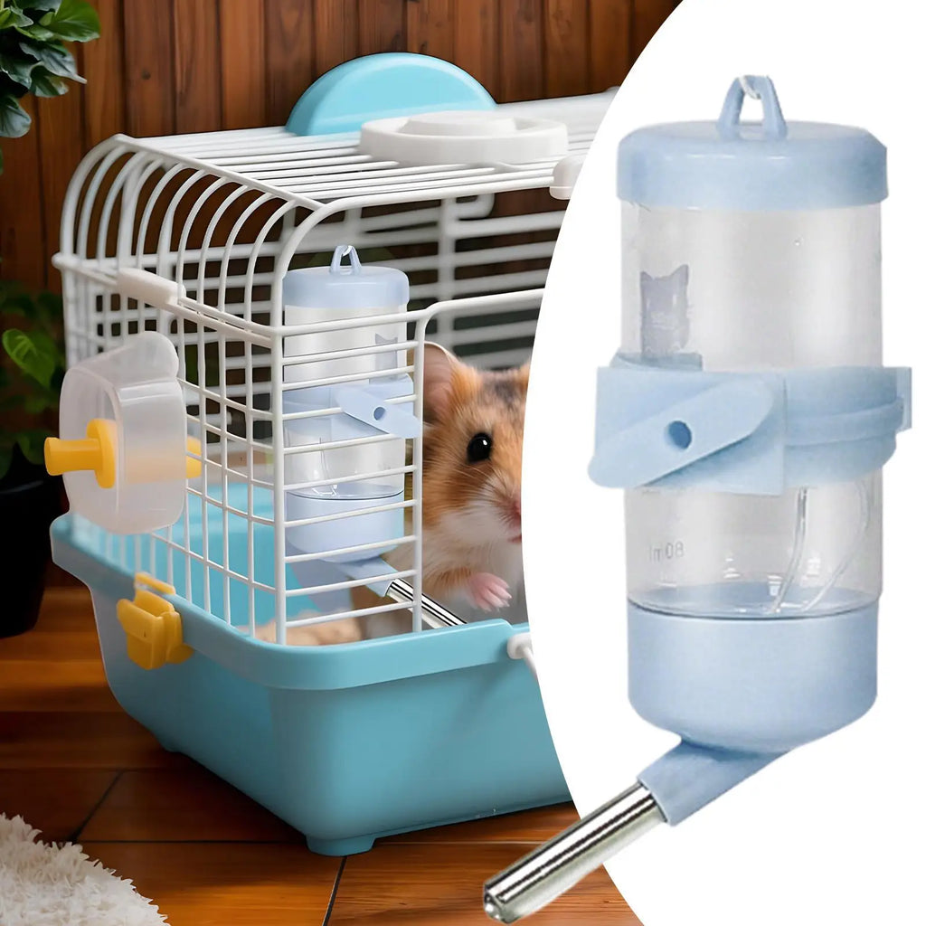 Hamster Water Bottle – Leak-Proof Dual-Ball Cage Dispenser Small Animal Water Bottle Nixie