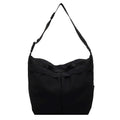 Japanese Minimalist Nylon Crossbody Bag | Korean Style Satchel Crossbody Shoulder Bag Nixie BB-1324Black