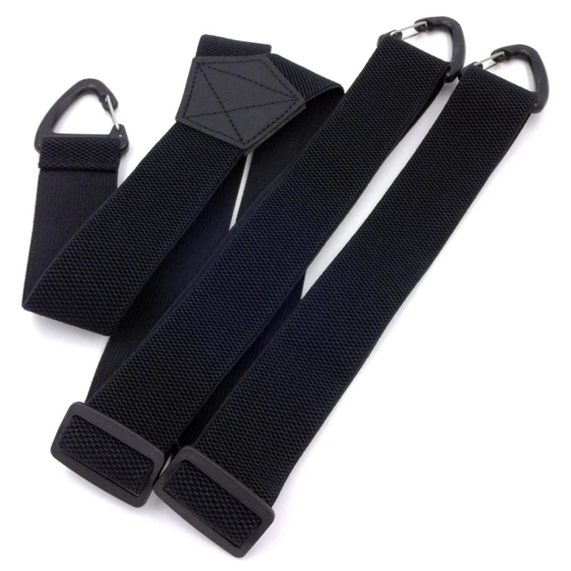 Hidden Suspenders 4cm Elastic Y-Back Braces Men Women Unisex Elastic Suspenders Nixie Black