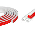 Self-Adhesive Floor Cord Cover PVC Cable Duct Protector 1M