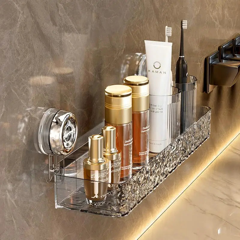 Suction Cup Shower Shelf – No-Drill Caddy, 1 or 2 Pcs Shower Caddy Shelf Nixie