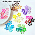 24/48pcs Star BB Hair Clips Set – Colorful Girls' Hairpins Girls Hair Clips Nixie 24pcs color random