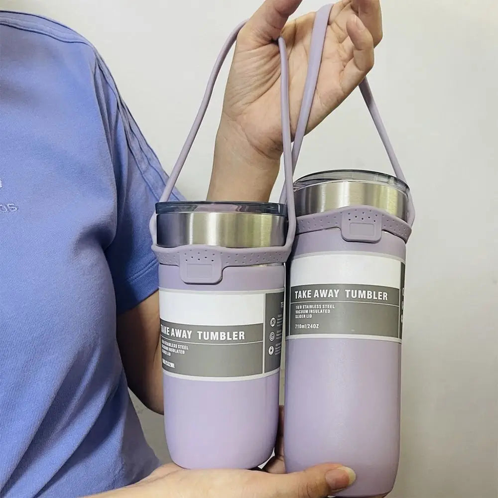 Silicone Water Bottle Handle – Universal Fit 85–100mm Tumblers