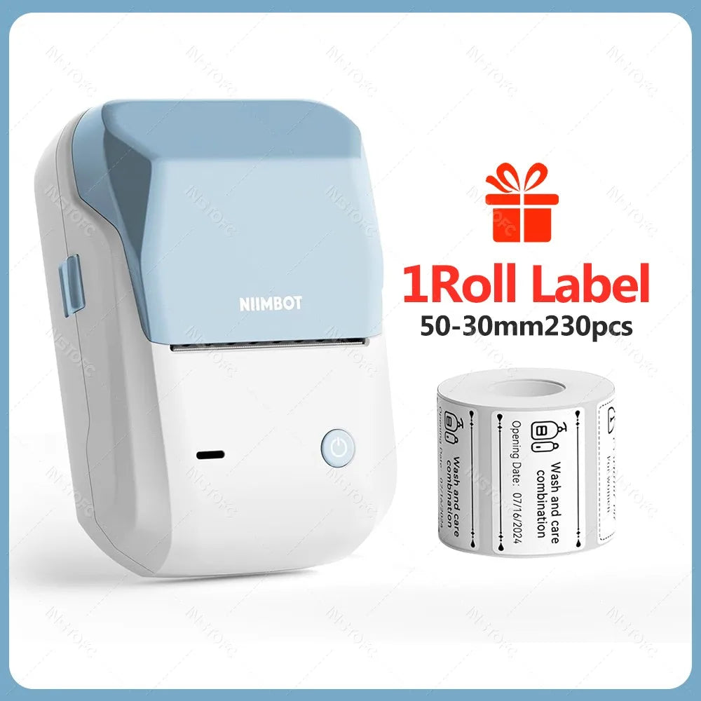 NiiMBOT B1 Portable Bluetooth Thermal Label Printer 2 Inch