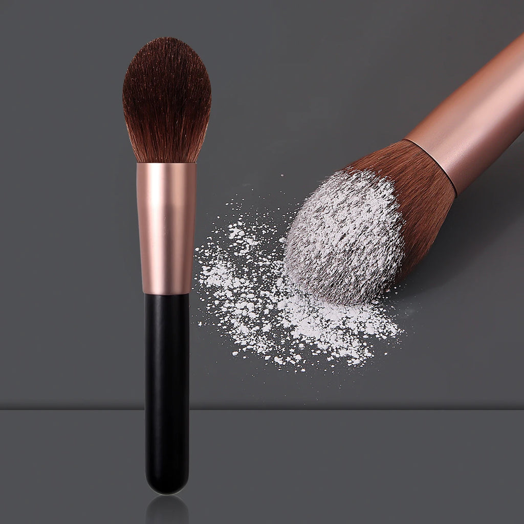 Rose Gold Fluffy Makeup Brush – Powder, Blush & More Makeup Brush Nixie