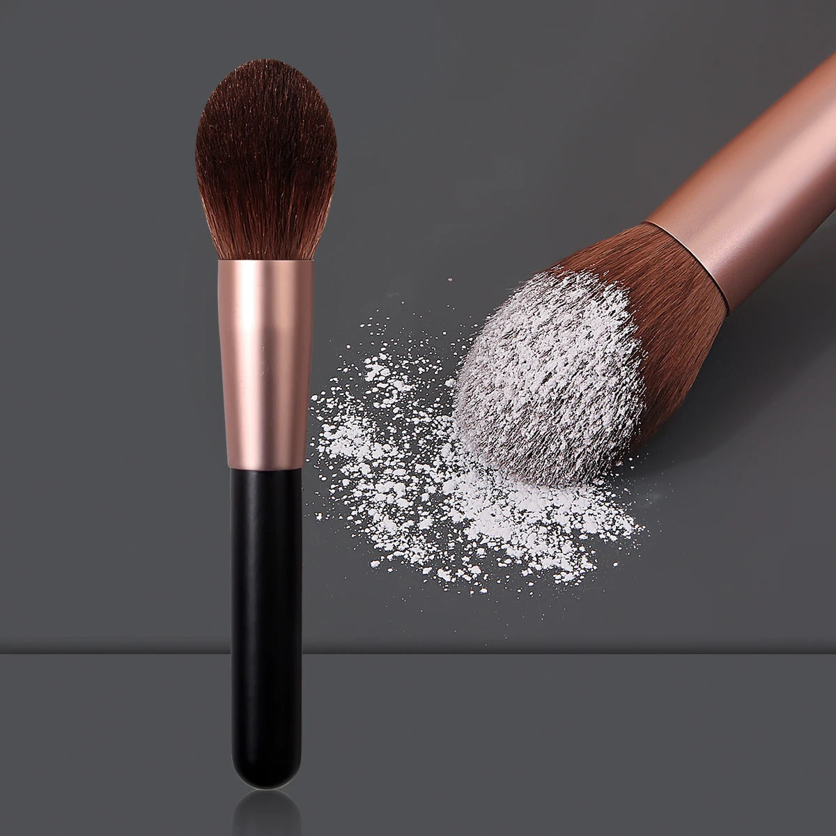 Rose Gold Fluffy Makeup Brush – Powder, Blush & More Makeup Brush Nixie