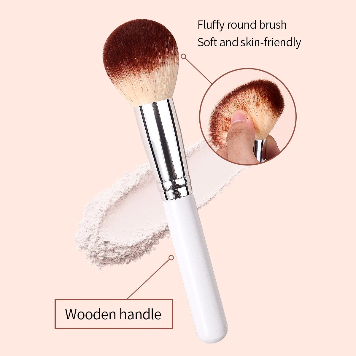 Professional Makeup Brush – Foundation, Powder, Blush & Concealer Makeup Brush Nixie Default Title