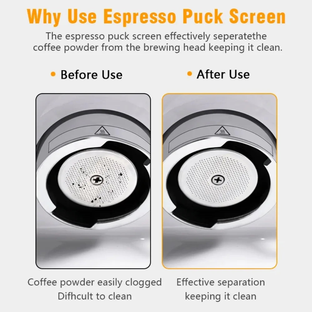 Espresso Filter Holder 0.2mm Screen 51/53/58.5mm Portafilter