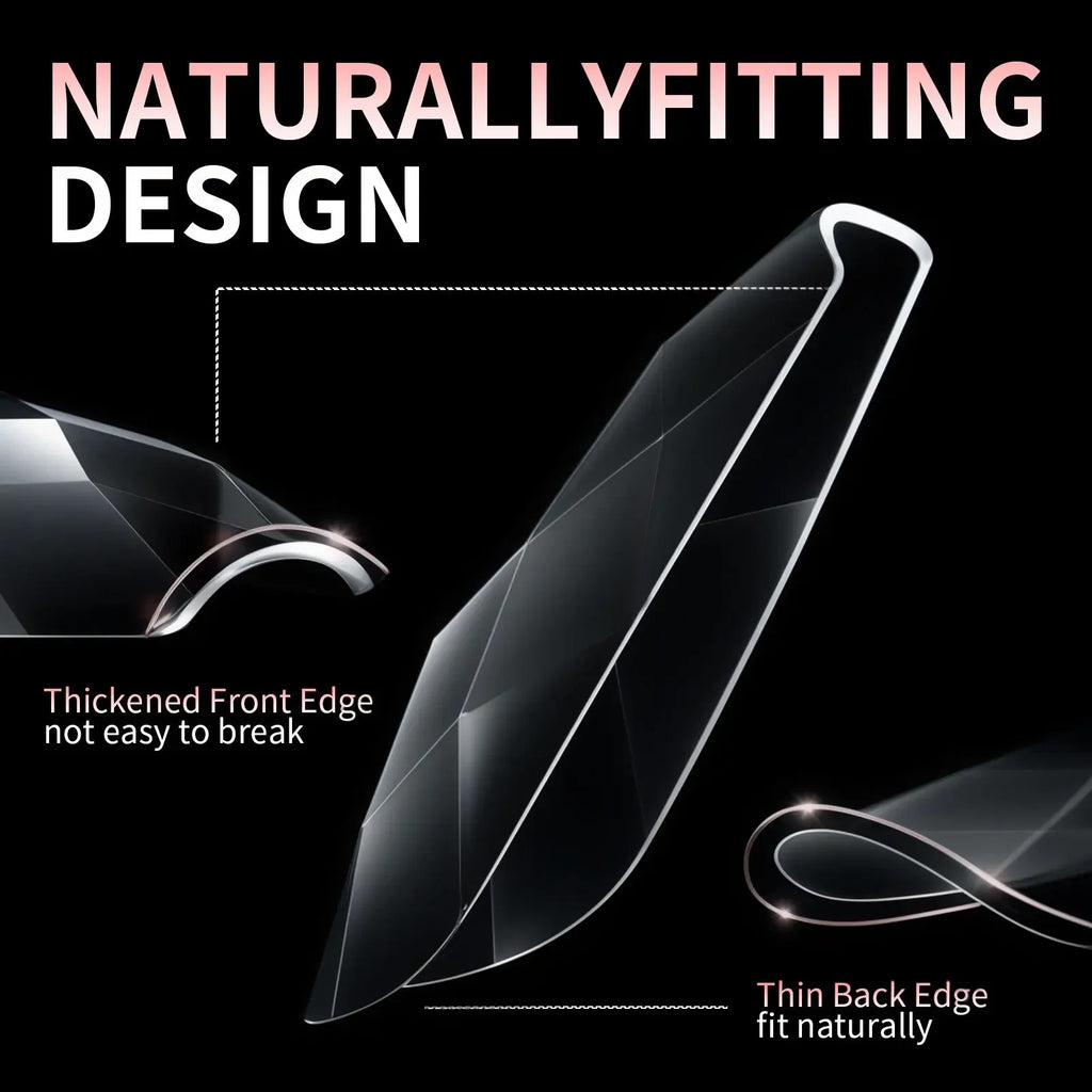 3D Diamond Almond Ballet Press On Nails – Long False Nails Set Press On Nails Nixie