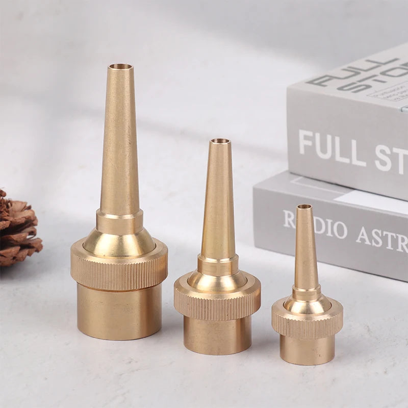 Copper Straight Jet Fountain Nozzle 1/2" 3/4" 1" Adjustable Fountain Nozzle Nixie