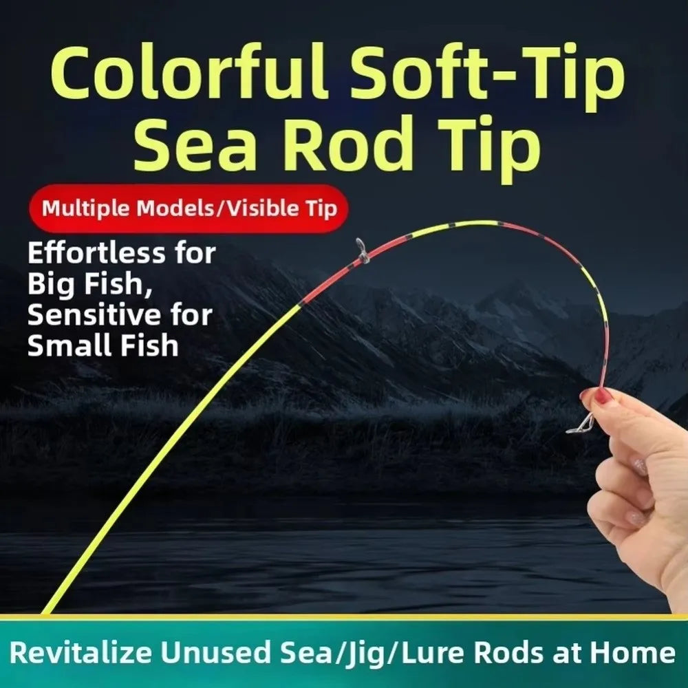 Fiberglass Soft Rod Tip with Top Ring – Rock & Sea Fishing Fishing Rod Tip Nixie