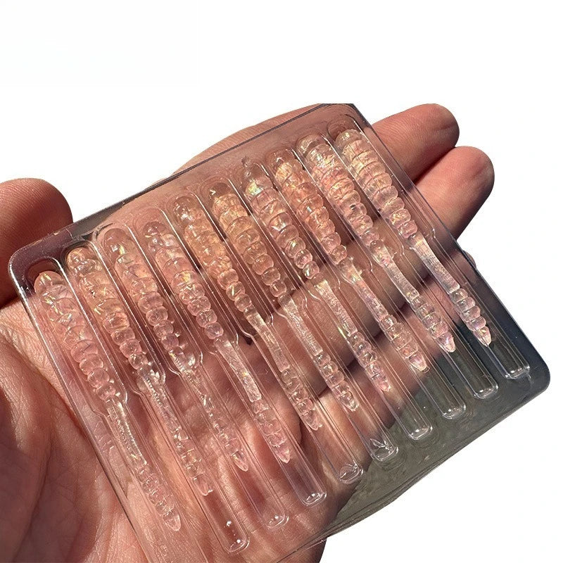 10Pcs T-Tail Minnow Micro Lure 48mm Slow Sinking Fishing Bait Fishing Lure Set Nixie