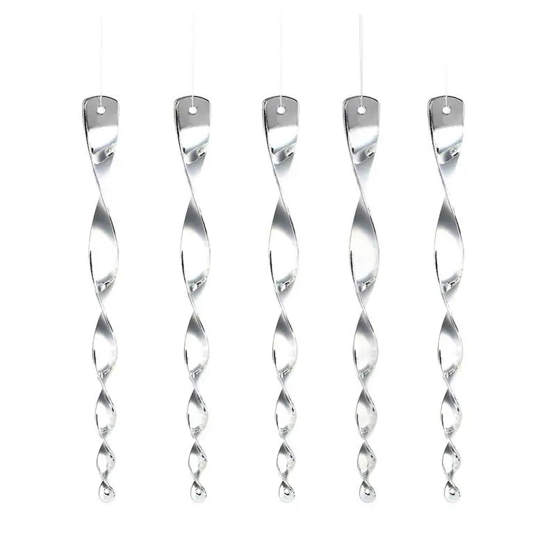 Bird Repellent Spiral Reflectors 6/10/12 Pcs – Garden Deterrent Bird Repellent Reflectors Nixie