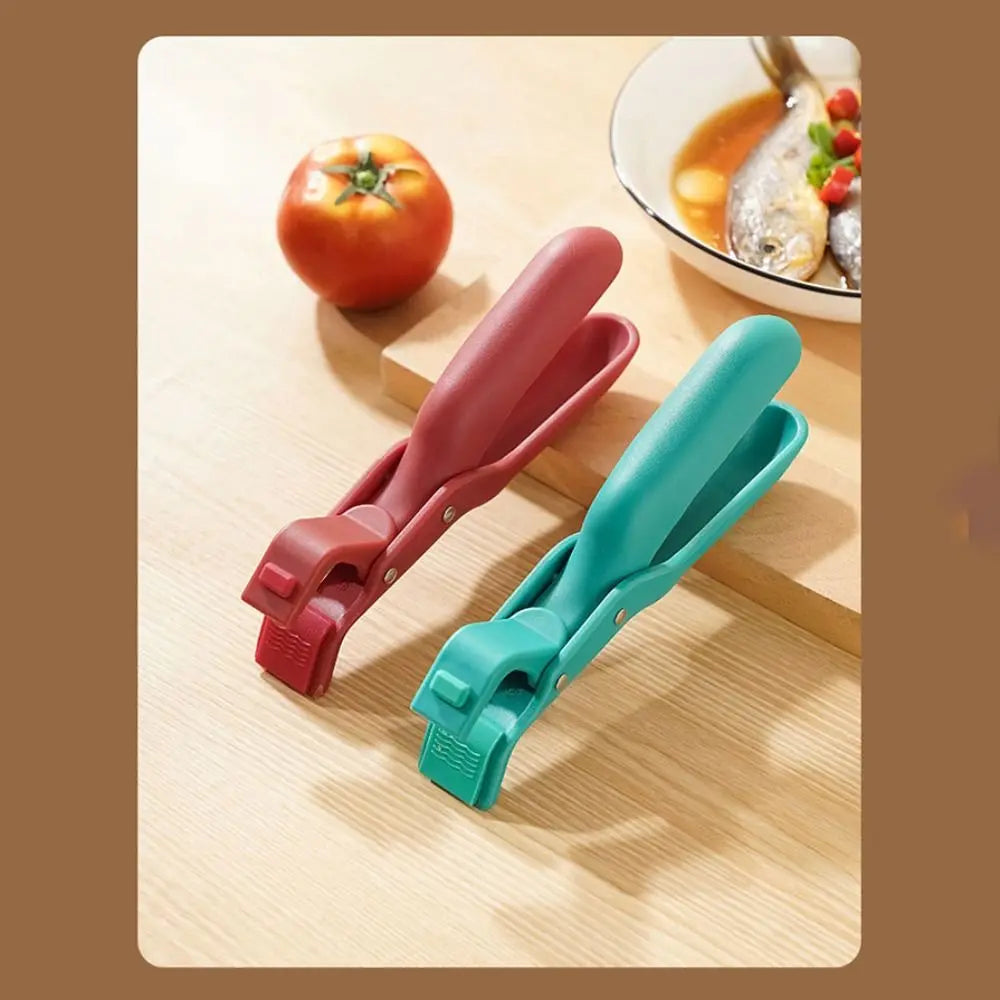 Silicone Anti-Scald Bowl Clip Non-Slip Kitchen Gripper Tongs Kitchen Bowl Clip Nixie