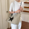 Large Capacity Nylon Tote Bag – Women's Casual Shoulder Bag Women's Tote Bag Nixie BB-1456Khaki