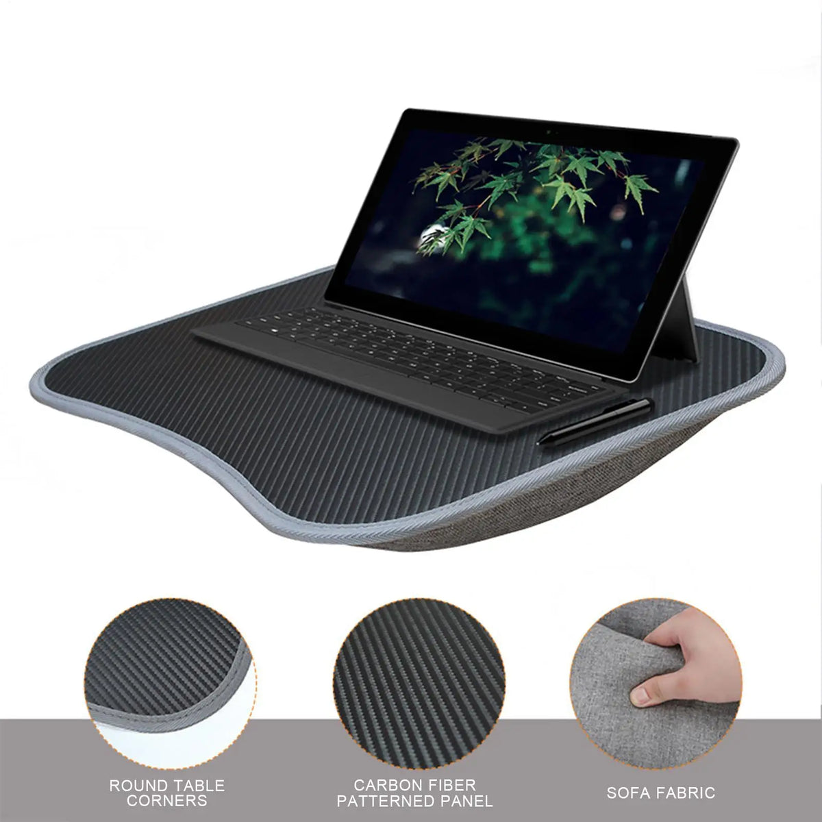 Laptop Lap Desk with Cushion – Portable Bed & Sofa Tray Laptop Lap Desk Nixie