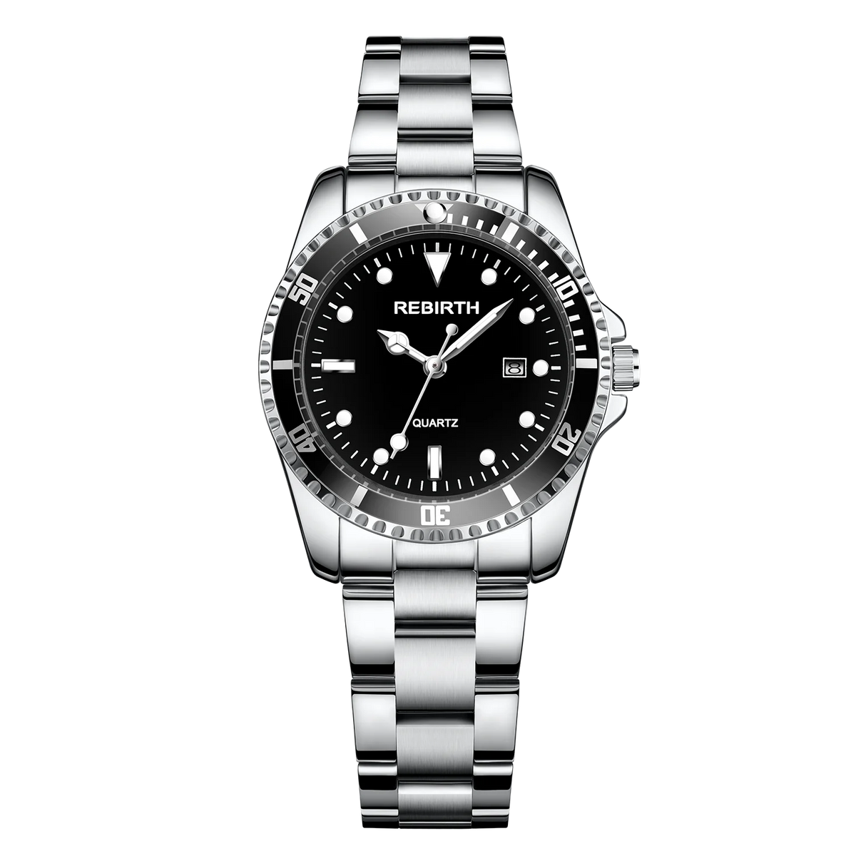 Women's Stainless Steel Quartz Watch – Elegant Business Classic