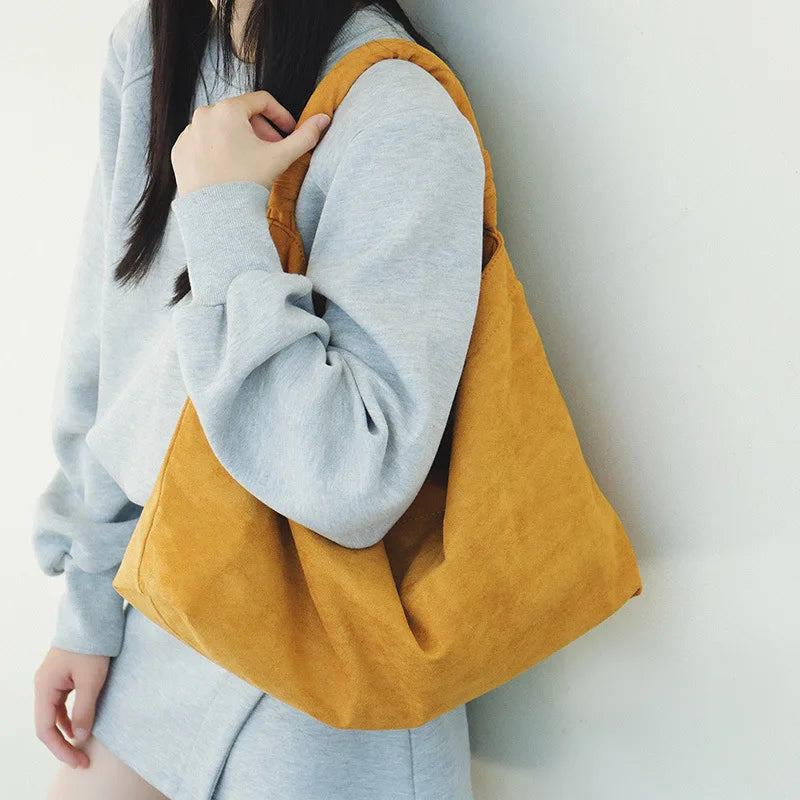 Women's Minimalist Nylon Shoulder Bag – Large Capacity Tote Women's Shoulder Bag Nixie