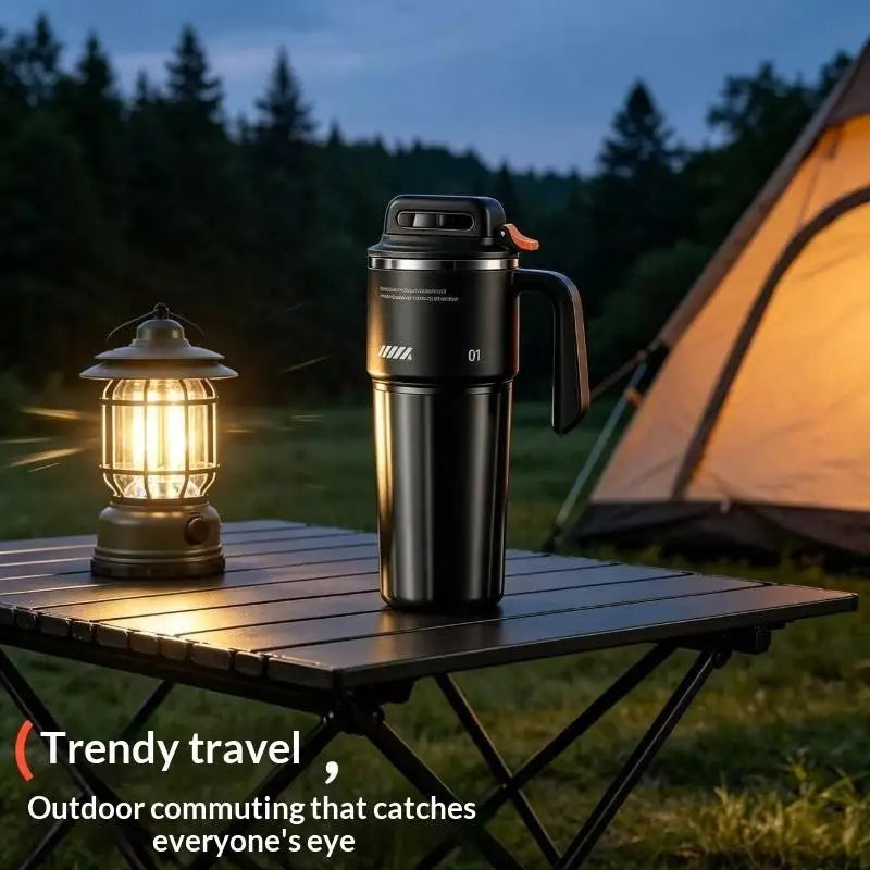 1000ml Insulated Stainless Steel Tumbler – Dual Drink Lid Insulated Tumbler Nixie