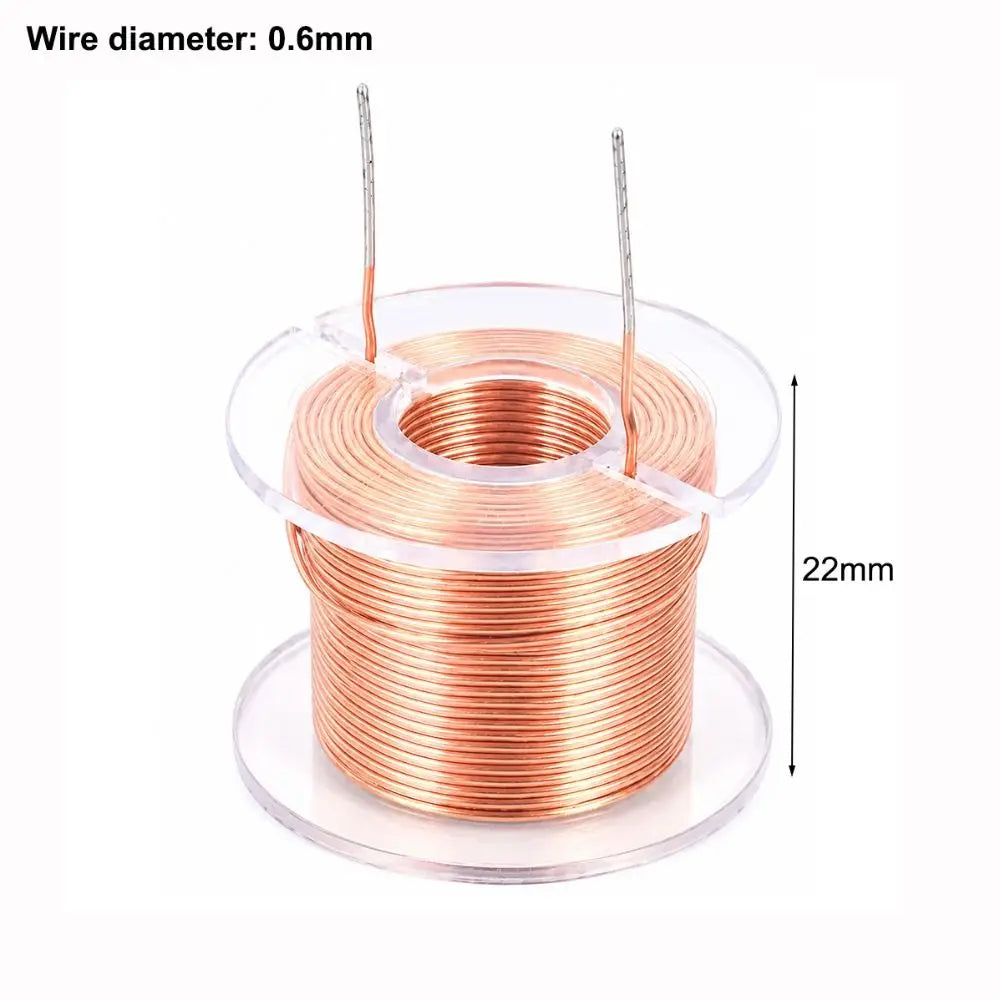 0.6mm OFC Speaker Crossover Inductor Coil 0.2mH–2.0mH Audio Speaker Crossover Coil Nixie