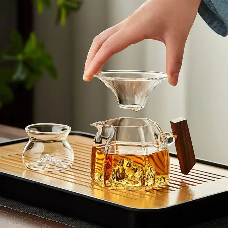 Nixie Transparent Glass Tea Filter Set – 2 Piece Large Diameter Glass Tea Filter Nixie