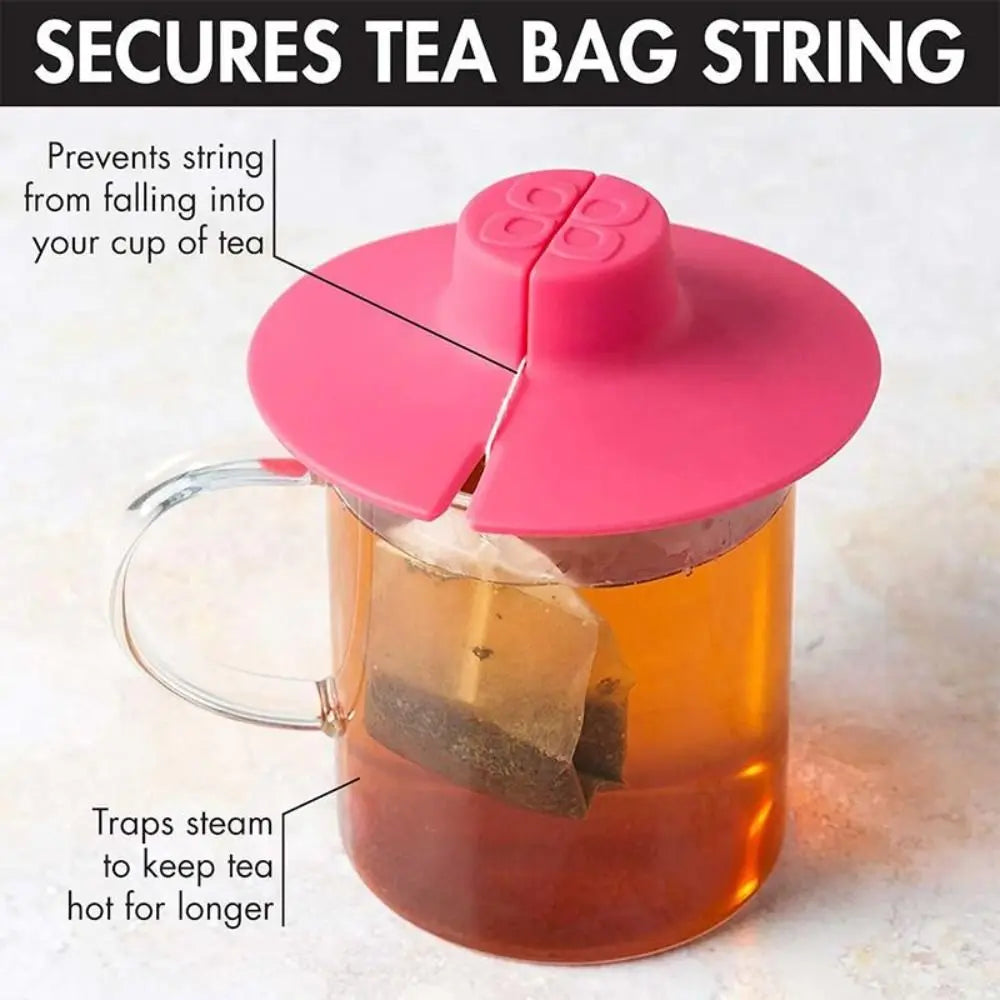 Reusable Silicone Tea Bag Holder & Squeezer | Mess-Free