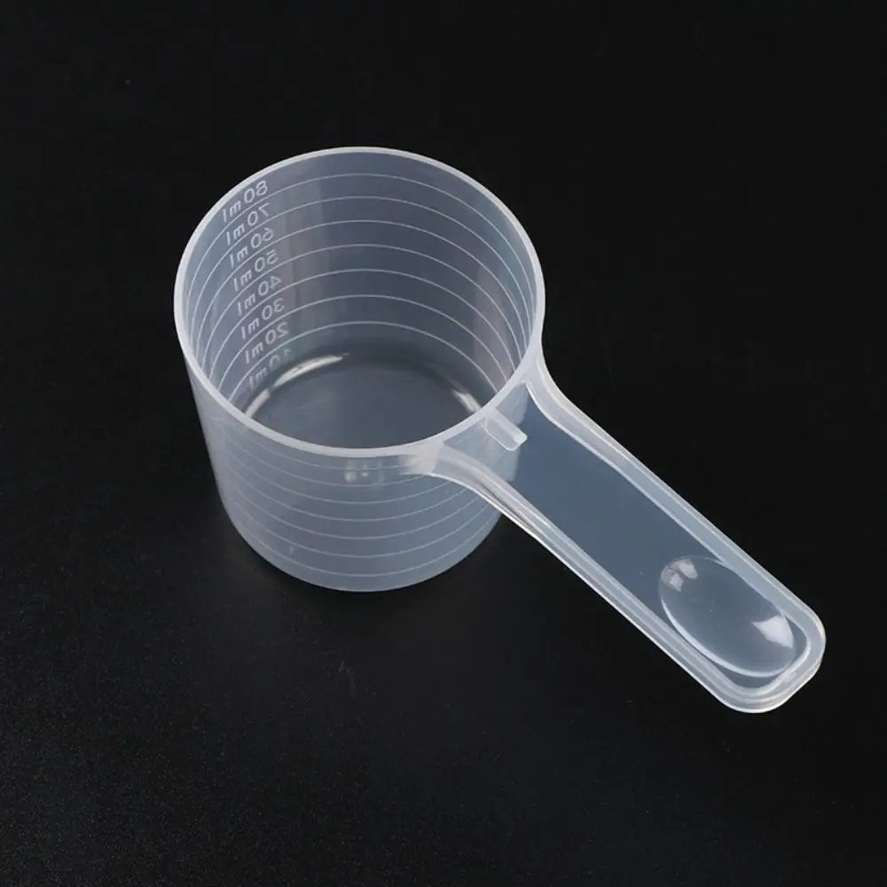5-Piece Plastic Measuring Spoon Set with Scale – Coffee & Kitchen