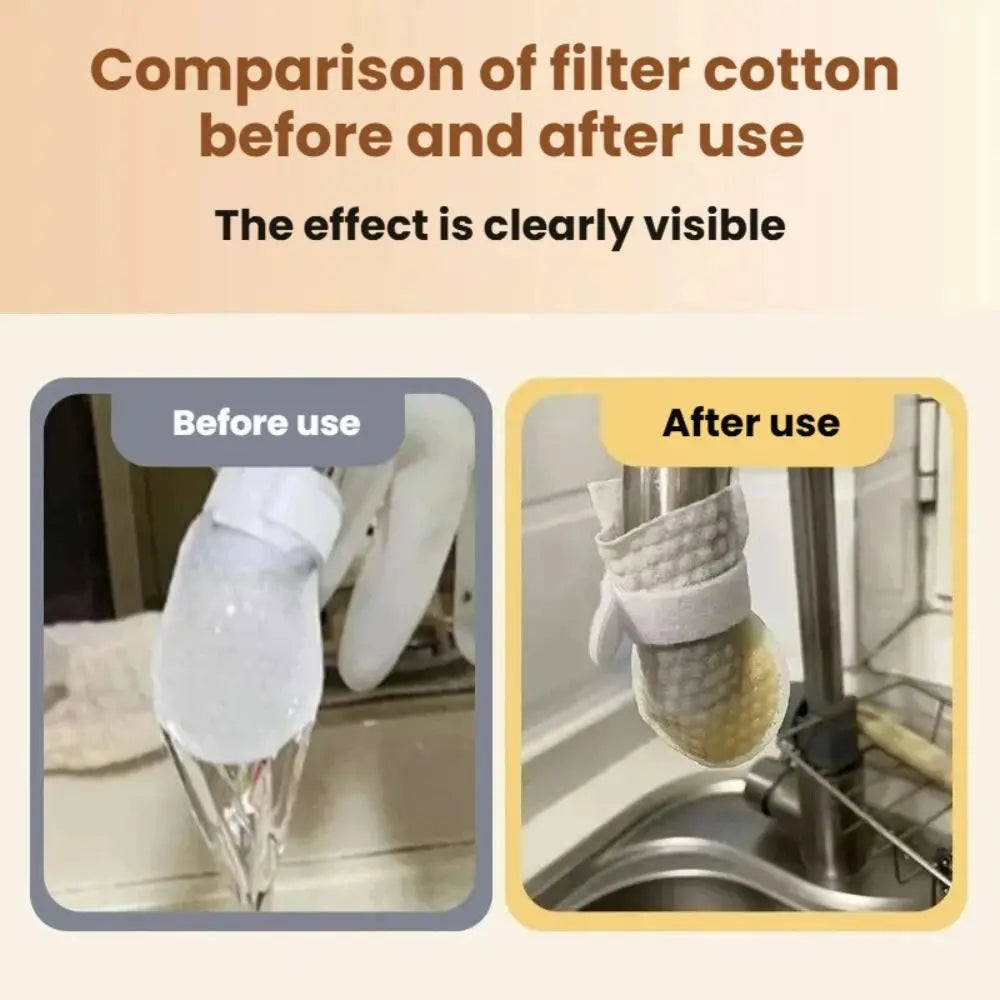 Universal Faucet Filter Cotton Anti-Splash Tap Water Filter 10/20/50 Pcs Faucet Filter Nixie