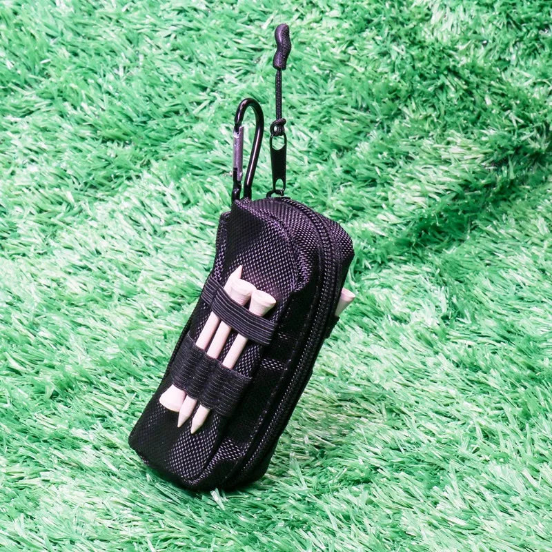 Portable Golf Ball Waist Bag – 3-Ball Clip-On Pouch Golf Ball Bag Nixie
