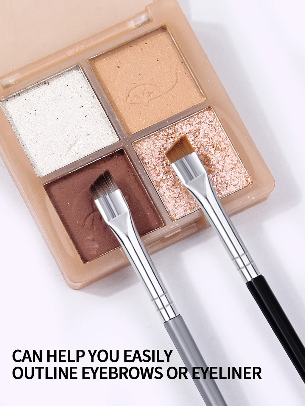 12PCS Ultra-Fine Eyeliner & Eyebrow Brush Set for Precision Makeup Brush Set Nixie