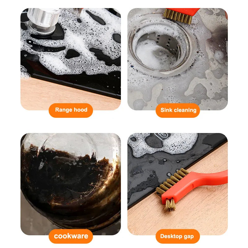 7" Stainless Steel & Brass Wire Brush Set – 3-Piece Cleaning Kit Wire Brush Set Nixie