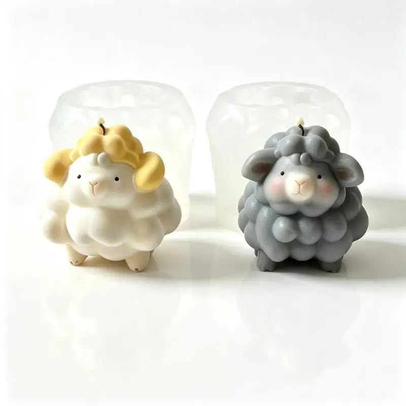 Cute Sheep Silicone DIY Mold – Candle, Soap & Craft Silicone Craft Mold Nixie