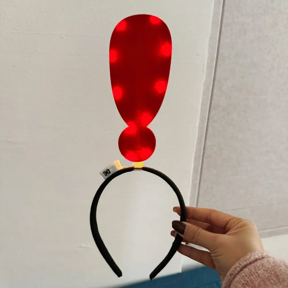 LED Arrow Light Headband – Glowing Funny Party Hair Hoop LED Party Headband Nixie A5