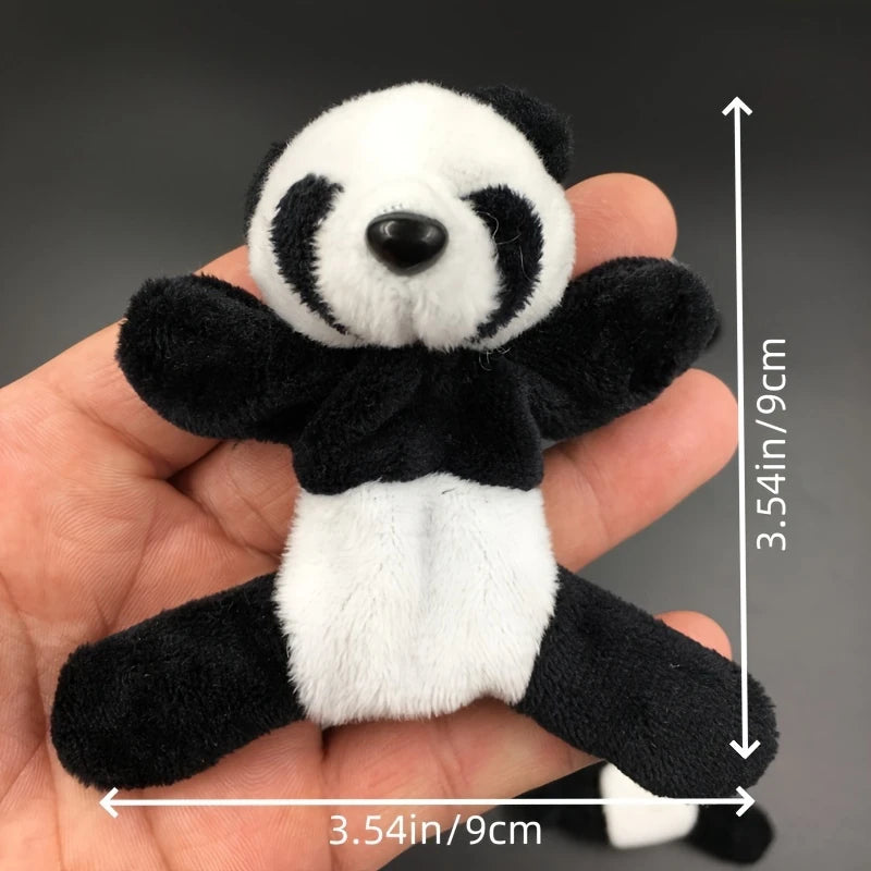 Cute Plush Panda Fridge Magnet – Soft Oval Fabric Refrigerator Decor Fridge Magnet Nixie