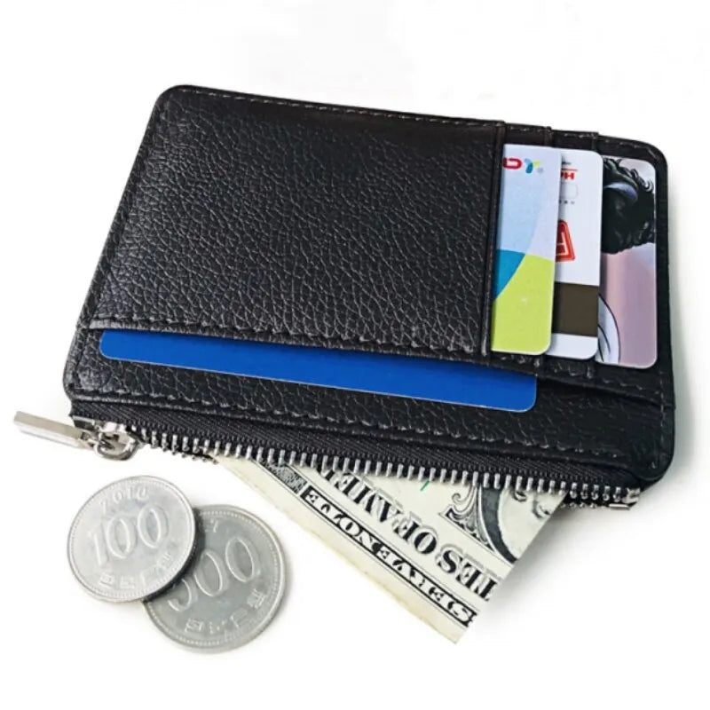 Multi-Card Zipper Coin Purse – Compact Large Capacity Wallet Mini Coin Purse Nixie