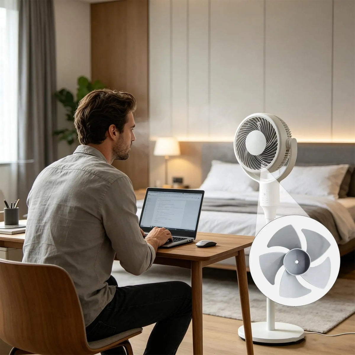 Universal Replacement Fan Blades for Floor & Desk Fans
